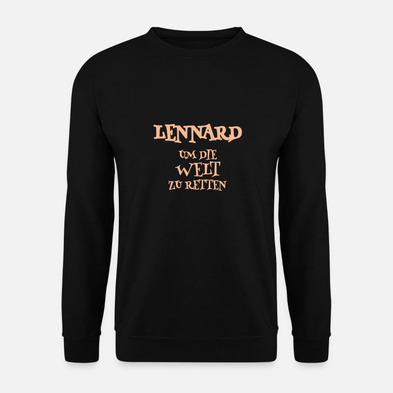 Geschenk für Lennard - Unisex Pullover - Schwarz