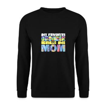 My Favorite Dancer Calls Me Mom Proud Dance Mother - Unisex Pullover - Schwarz - Vorne - Alina (178cm) & Michal (187cm)