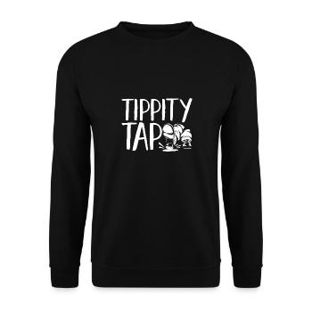 Tap Dance Teacher Tap Dancer Tap Dance - Unisex Sweatshirt - black - Front - Alina (178cm) & Michal (187cm)