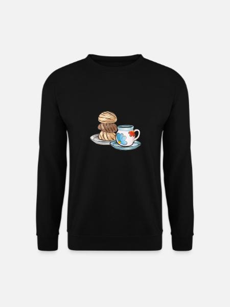 Concha Hispanic Mexican Pan Dulce - Unisex Sweatshirt - black