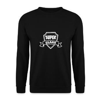 Cadeau pour Claas - Sweat-shirt Unisexe - noir - Devant - Alina (178cm) & Michal (187cm)