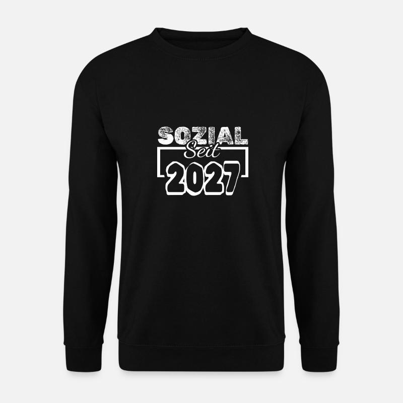 2027 - Unisex Pullover - Schwarz