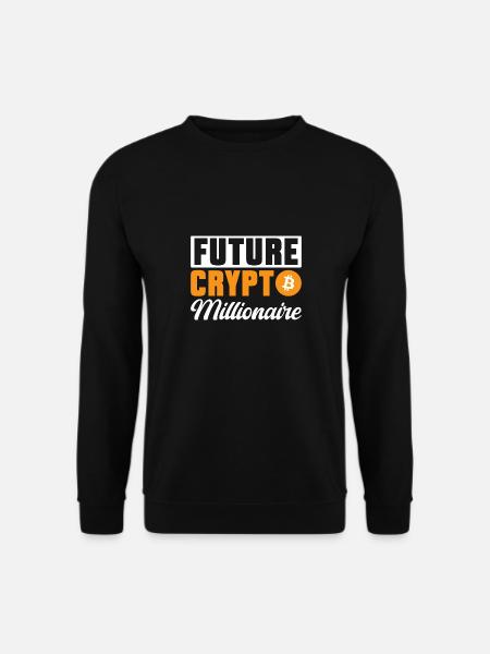 Bitcoin Crypto-monnaie BTC Crypto Trader - Sweat-shirt Unisexe - noir