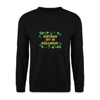 Bälle Dietmar - Unisex Pullover - Schwarz - Vorne - Alina (178cm) & Michal (187cm)