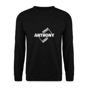 Anthony als Sugardaddy - Unisex Pullover - Schwarz - Vorne - Alina (178cm) & Michal (187cm)