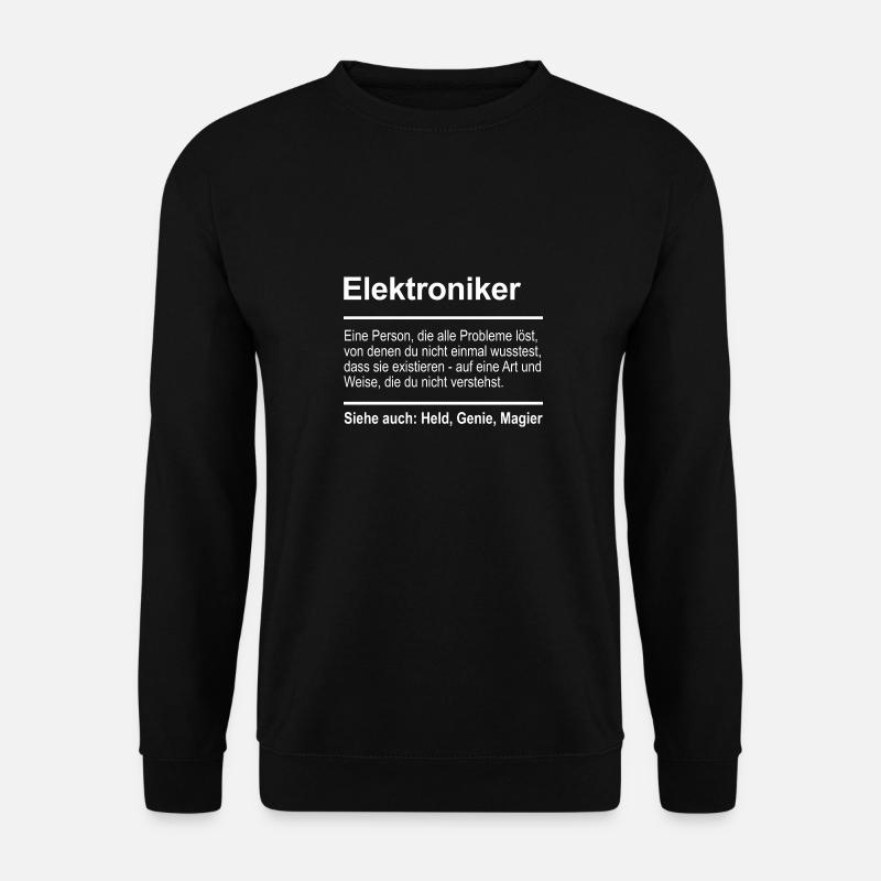 Electronics - Unisex Sweatshirt - black