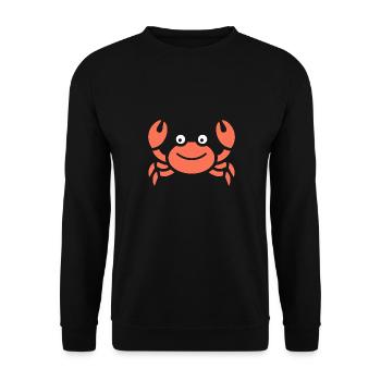 Krebs - Unisex Pullover - Schwarz - Vorne - Alina (178cm) & Michal (187cm)
