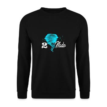 Tornado Birthday Children's Birthday Party - Unisex Sweatshirt - black - Front - Alina (178cm) & Michal (187cm)