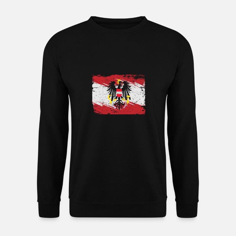 Austria Austria proud Austrian - Unisex Sweatshirt - black