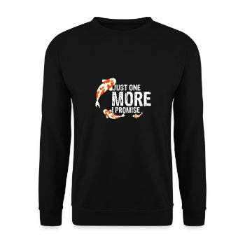 Vintage Juste un de plus je promets drôle d’amoureux de Koi - Sweat-shirt Unisexe - noir - Devant - Alina (178cm) & Michal (187cm)