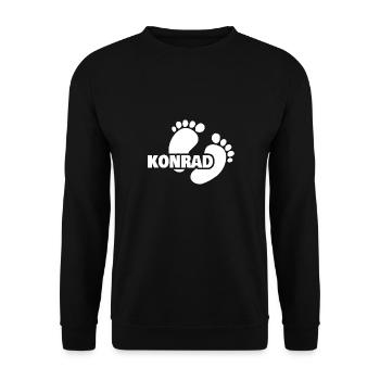 Naissance Konrad - Sweat-shirt Unisexe - noir - Devant - Alina (178cm) & Michal (187cm)