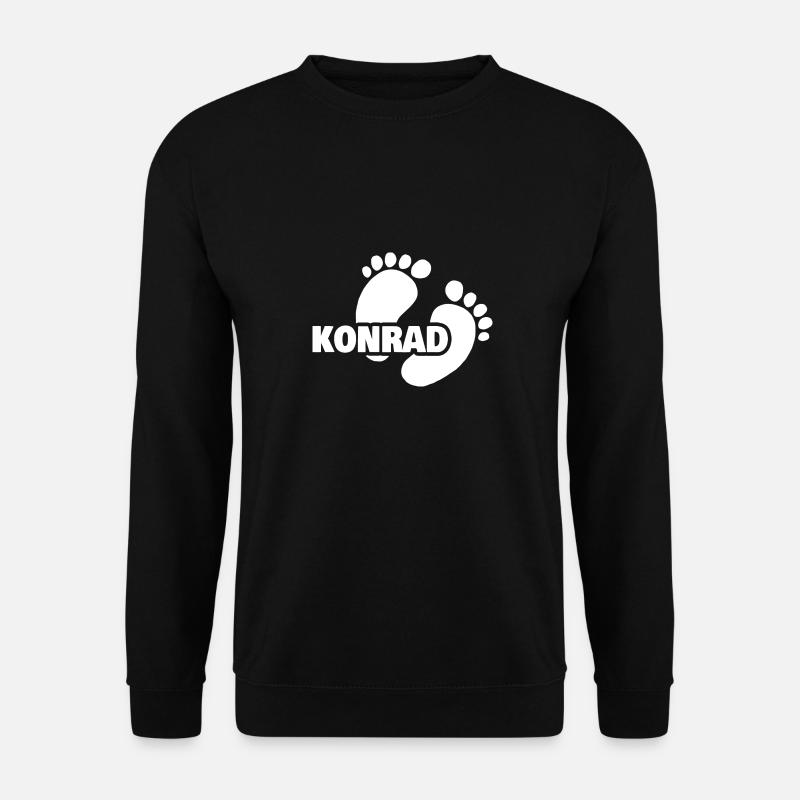 Geburt Konrad - Unisex Pullover - Schwarz