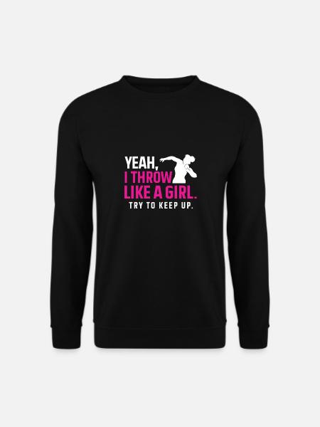 Lancer du poids Athlétisme - Sweat-shirt Unisexe - noir