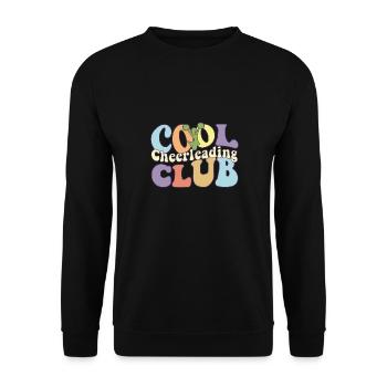 Cool Cheerleading Club Cheerleader Squad Cheer - Unisex Pullover - Schwarz - Vorne - Alina (178cm) & Michal (187cm)