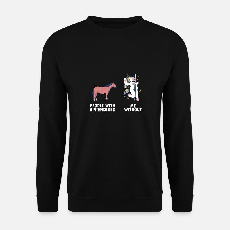Appendectomy Appendicitis - Unisex Sweatshirt - black