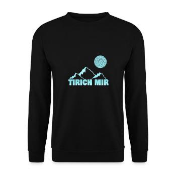 mir - Unisex Pullover - Schwarz - Vorne - Alina (178cm) & Michal (187cm)
