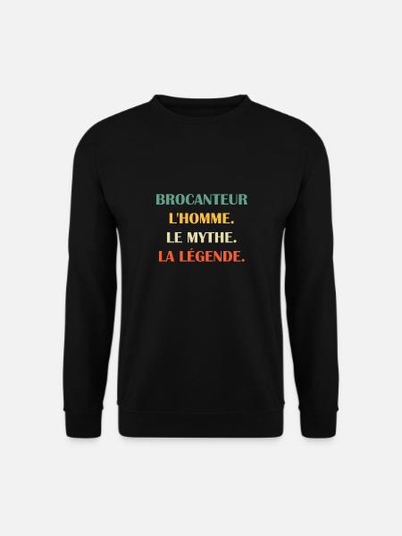 brocanteur - Sweat-shirt Unisexe - noir