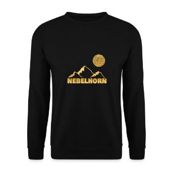 Gift for nebelhorn - Unisex Sweatshirt - black - Front - Alina (178cm) & Michal (187cm)