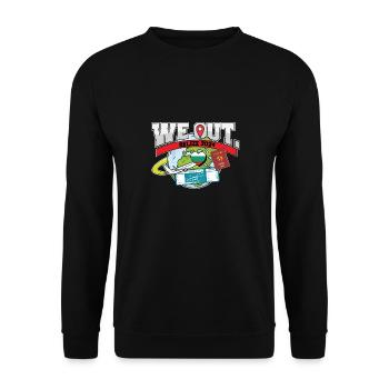 We Out Trip To Bulgaria Travel Matching Family - Unisex Sweatshirt - black - Front - Alina (178cm) & Michal (187cm)