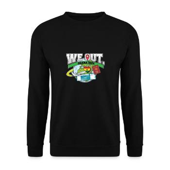 Nous voyageons au Ghana Voyage Matching Family - Sweat-shirt Unisexe - noir - Devant - Alina (178cm) & Michal (187cm)
