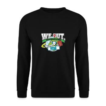 Nous voyageons au Guatemala Voyage Matching Famille - Sweat-shirt Unisexe - noir - Devant - Alina (178cm) & Michal (187cm)