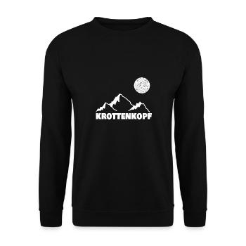 Bergsport krottenkopf - Unisex Pullover - Schwarz - Vorne - Alina (178cm) & Michal (187cm)