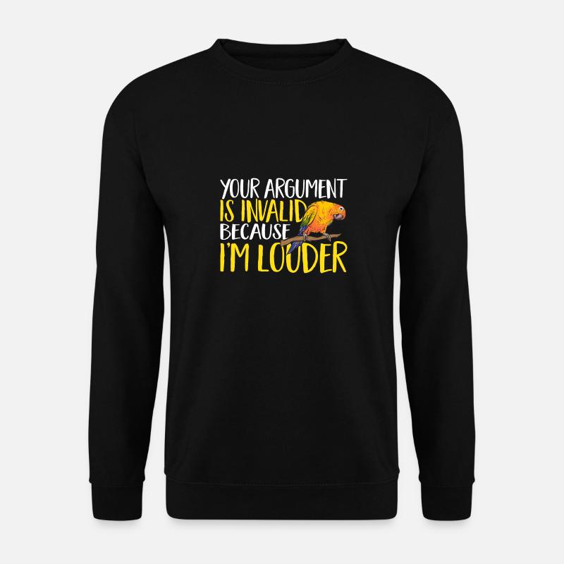 Perruche, Perroquet, Perruche, Oiseau - Sweat-shirt Unisexe - noir