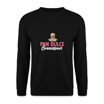 Concha Hispanic Mexican Pan Dulce - Unisex Sweatshirt - black - Front - Alina (178cm) & Michal (187cm)