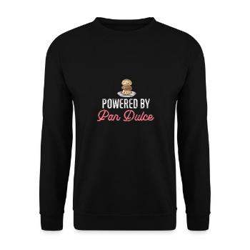 Concha Hispanic Mexican Pan Dulce - Unisex Sweatshirt - black - Front - Alina (178cm) & Michal (187cm)