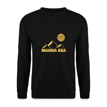Berg kea - Unisex Pullover - Schwarz - Vorne - Alina (178cm) & Michal (187cm)