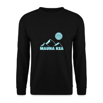 Bergsteigen kea - Unisex Pullover - Schwarz - Vorne - Alina (178cm) & Michal (187cm)