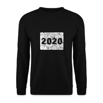 2020 2020 - Unisex Sweatshirt - black - Front - Alina (178cm) & Michal (187cm)