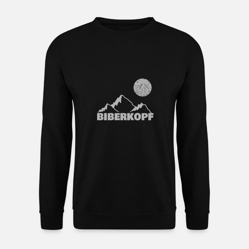 Klettern Biberkopf - Unisex Pullover - Schwarz