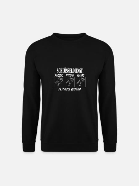 Schlüsseldienst - Schlosser Geschenk - Handwerker - Unisex Pullover - Schwarz