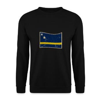 Curaçao - Unisex Pullover - Schwarz - Vorne - Alina (178cm) & Michal (187cm)