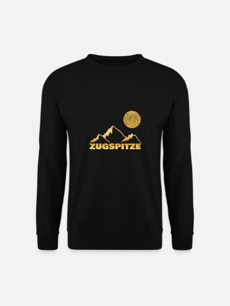 Bergsteigen für Zugspitze Berg Bouldern - Unisex Pullover - Schwarz