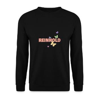 Cadeau pour Reinhold - Sweat-shirt Unisexe - noir - Devant - Alina (178cm) & Michal (187cm)
