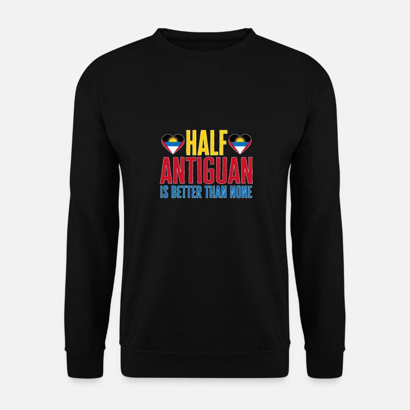 Antigua und Barbuda Flagge - Unisex Pullover - Schwarz