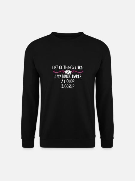 Bunco Dice Game - Unisex Sweatshirt - black