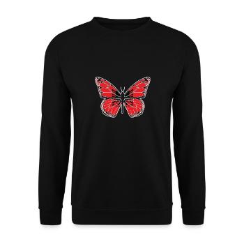 Drapeau albanais Aigle albanais Shqiponja - Sweat-shirt Unisexe - noir - Devant - Alina (178cm) & Michal (187cm)