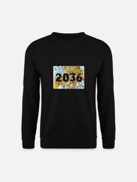 Year 2036 - Unisex Sweatshirt - black