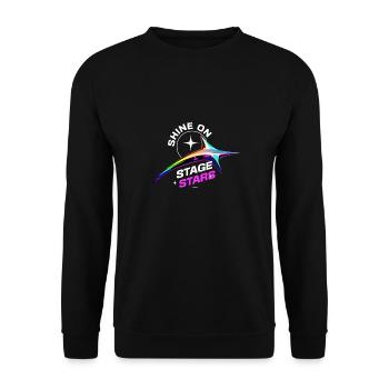 Films Films TV Rétro Vintage Cinéma Scène Agir - Sweat-shirt Unisexe - noir - Devant - Alina (178cm) & Michal (187cm)