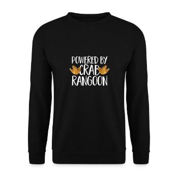Krabben Rangoon Crab Rangoon - Unisex Sweatshirt - black - Front - Alina (178cm) & Michal (187cm)