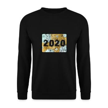 2020 - Unisex Sweatshirt - black - Front - Alina (178cm) & Michal (187cm)
