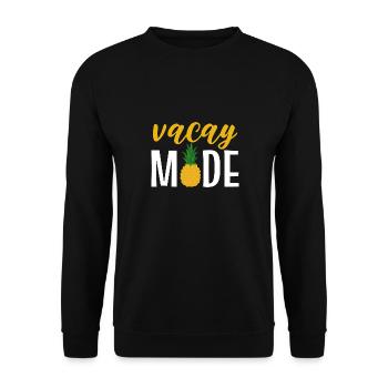 Pineapple - Unisex Sweatshirt - black - Front - Alina (178cm) & Michal (187cm)