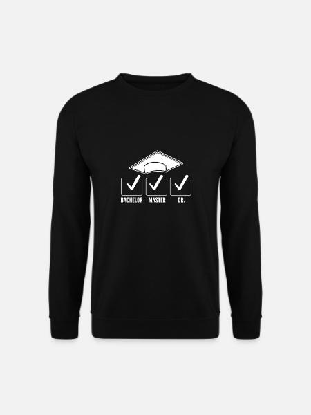 Master Studium Abschlussfeier Bachelor - Unisex Pullover - Schwarz