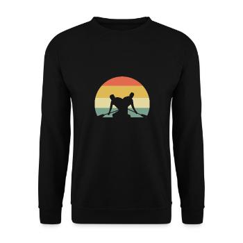 Kajak Kajakfahren - Unisex Pullover - Schwarz - Vorne - Alina (178cm) & Michal (187cm)