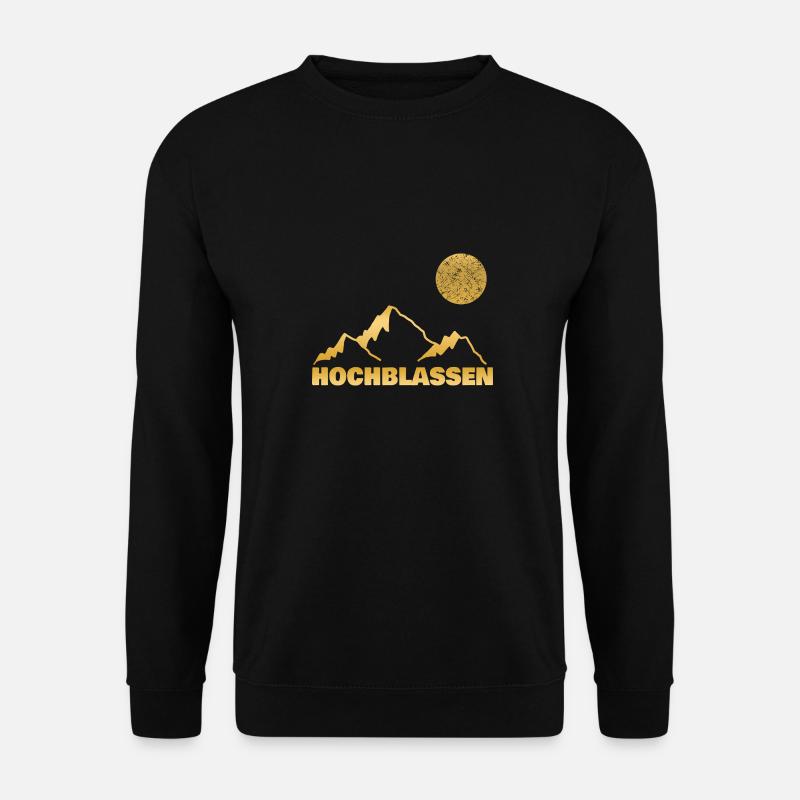 Berg Hochblassen - Unisex Pullover - Schwarz