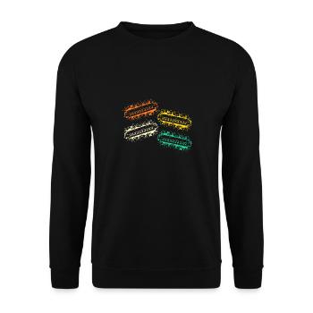 Harmonica Harmonica - Sweat-shirt Unisexe - noir - Devant - Alina (178cm) & Michal (187cm)