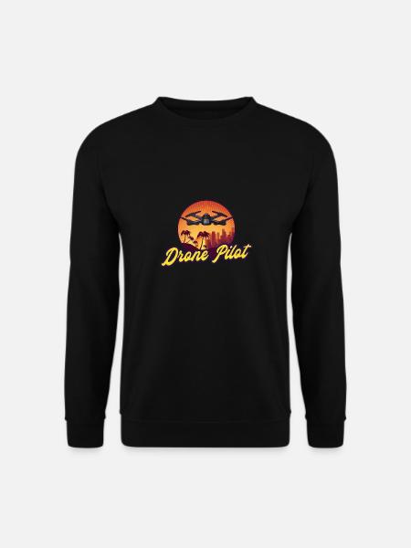 Drone drone pilot gift - Unisex Sweatshirt - black